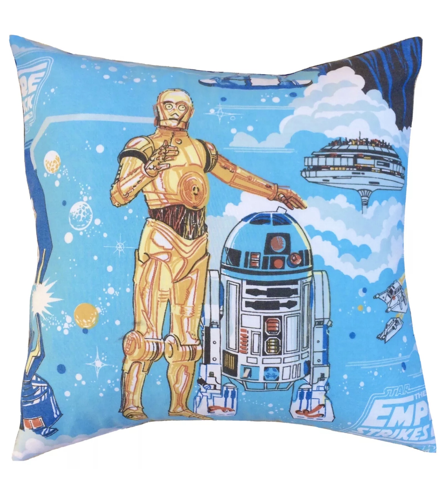 Star Wars Max Rebo Band Cushion Vintage Fabric – handmade by Alien Couture  – Alien Couture