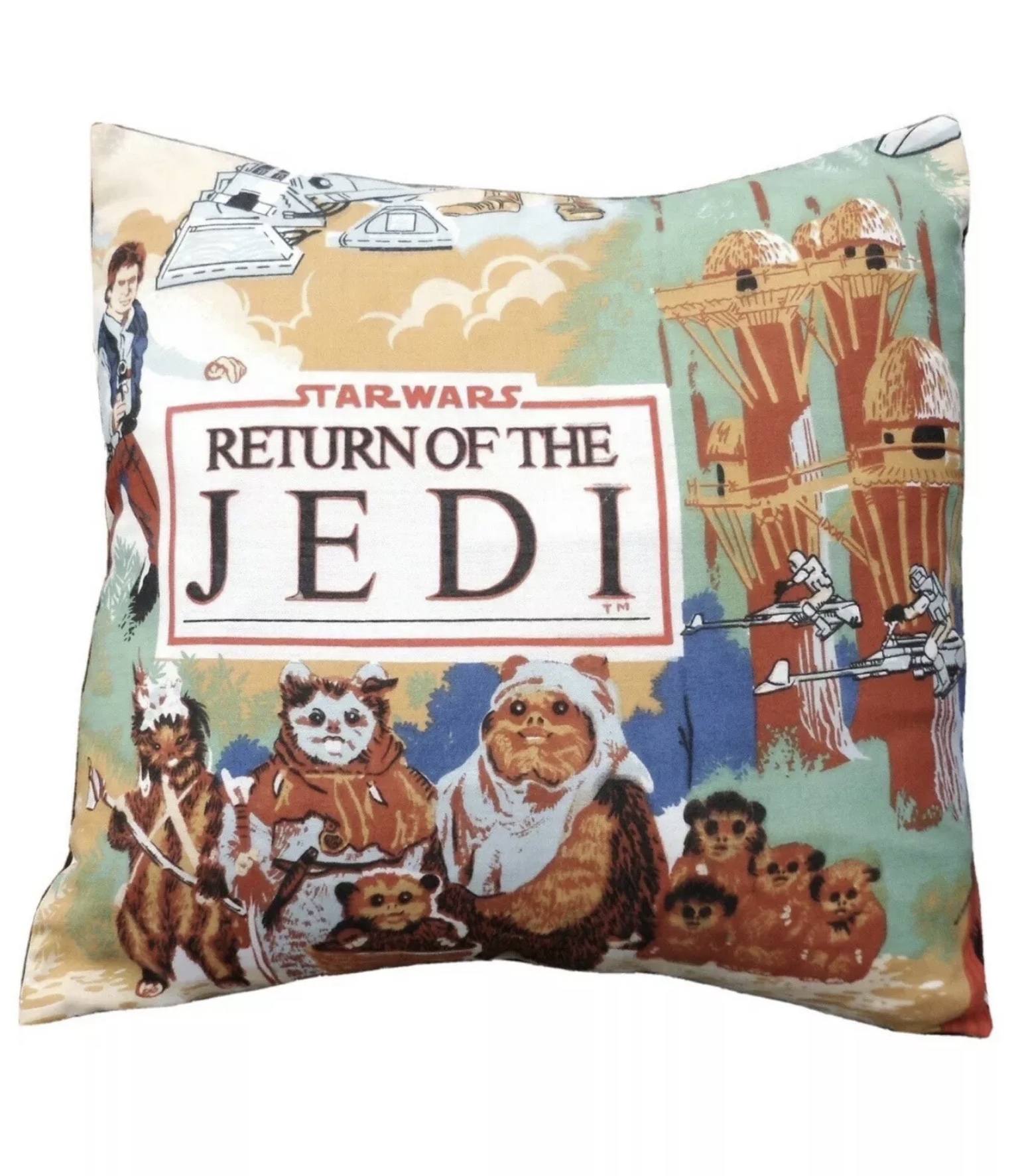 Star Wars Ewok Win Throw Pillow